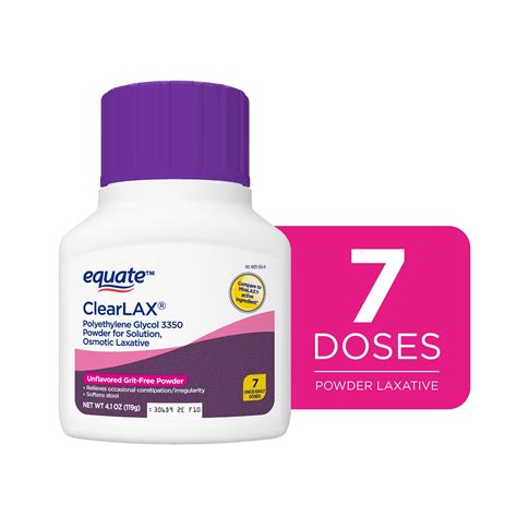 Equate Clearlax Polyethylene Glycol Powder For Solution