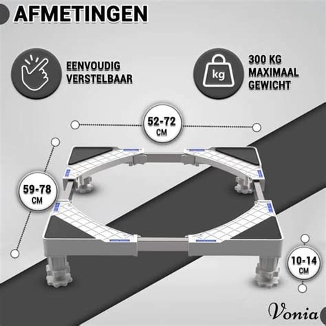 Vonia Wasmachine Verhoger Universele Verhoging Voor Witgoed