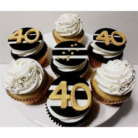 40th Birthday Cupcakes For Him