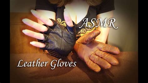 Asmr Hypnotic Hand Movements And Sounds With Leather Gloves