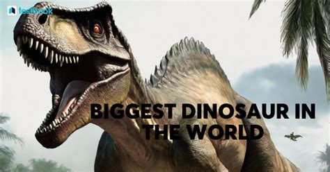 Biggest Dinosaur In The World Know Top 10 Biggest Dinosaurs Ever