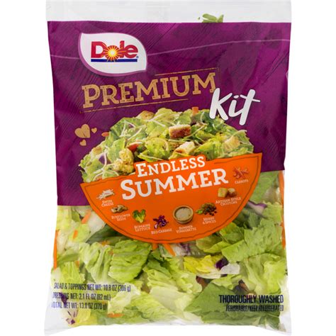 Dole Salad Kit Premium Endless Summer 131 Oz Bag Instacart