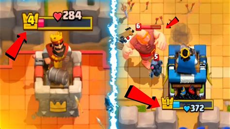 Clash Royale Red King Vs Blue King War Youtube