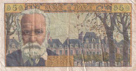 Banknote France Nf Victor Hugo Serial H