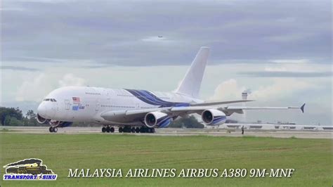 Malaysia Airlines Airbus A380 9m Mnf Landing Ke Tarbes Youtube