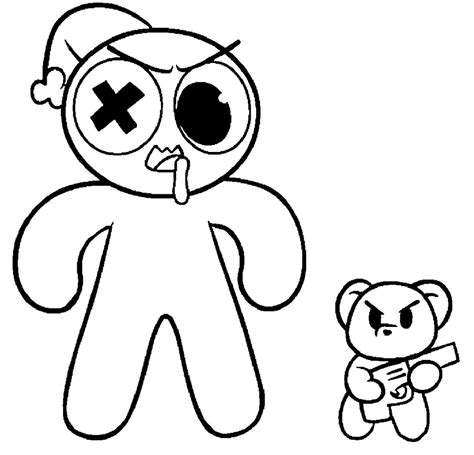 Dibujos para colorear Rainbow Friends FNAF páginas para colorear