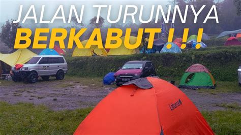 KABUT TEBAL PAGI HARI Perjalanan Menuruni Bukit Klangon Cangkringan