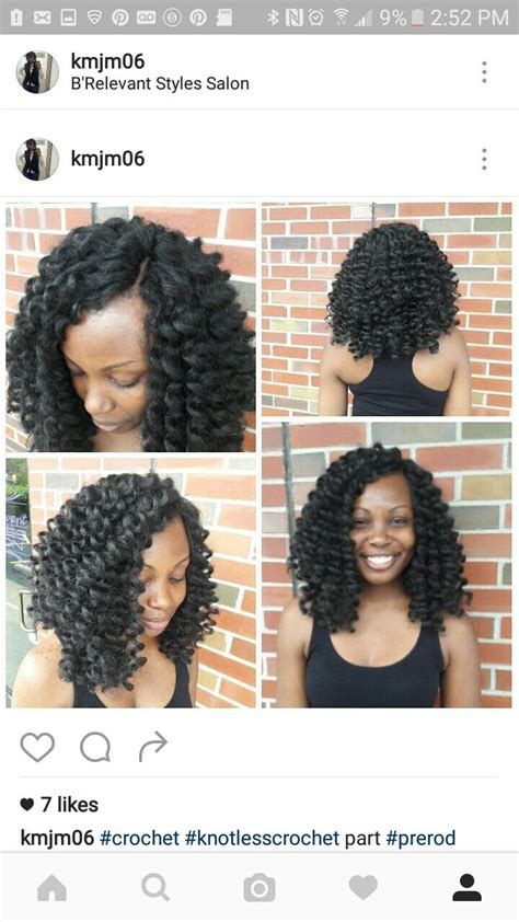 crochet  knotless part style knotless crochet