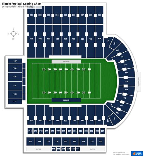 Memorial Stadium Seating Chart With Rows | Cabinets Matttroy