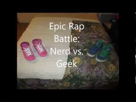 Epic Rap Battle Nerd Vs Geek Cover YouTube