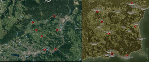 Chernarus IRL locations and Google Maps links : r/dayz