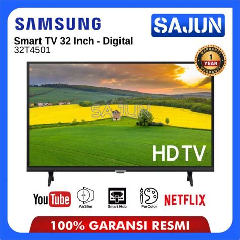 Promo Samsung 32T4501 HD Ready Smart LED TV 32 Inch UA32T4501 Diskon 17