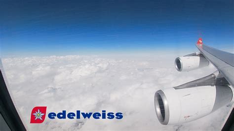 Great Landing Edelweiss Air Airbus A340 313 HB JME Landing At