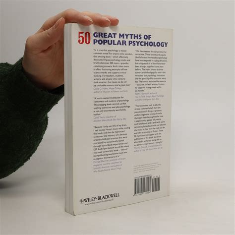 50 Great Myths Of Popular Psychology Lilienfeld Scott O Knihobotcz