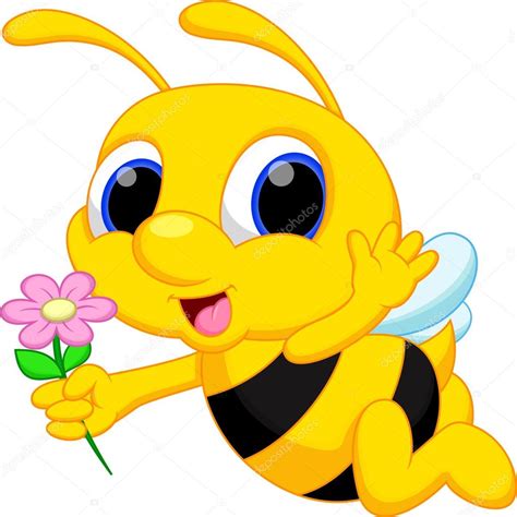 Caricatura De Abeja Vector De Stock 47331175 De ©irwanjos2