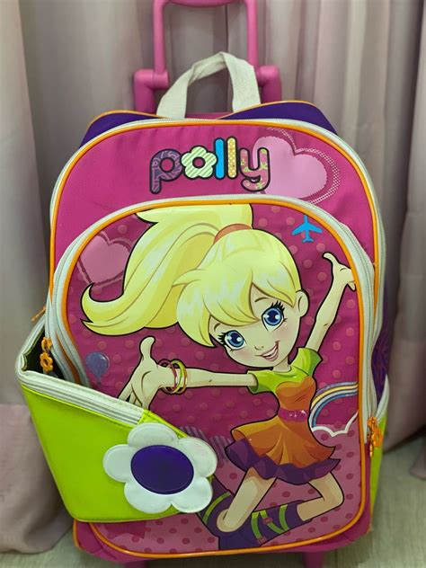 Mochila Escolar Polly Pocket Item Infantil Sestini Usado 51680513