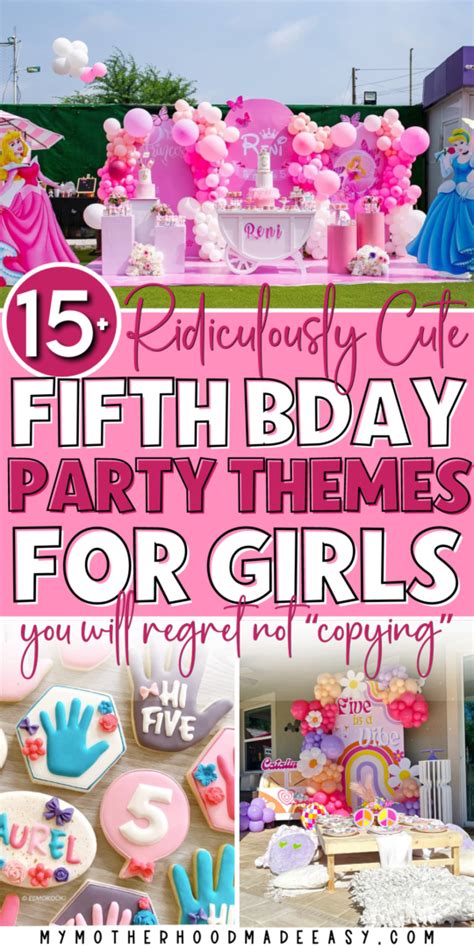 15 Uniquely Cute 5th Birthday Party Ideas For Girls 2024