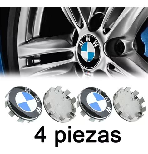 4 Tapas Centro De Rin Bmw 68mm Todos Los Tipos Clásicas Meses Sin