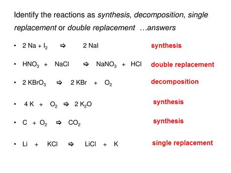 Ppt Classifying Chemical Reactions Powerpoint Presentation Free Download Id 6584913