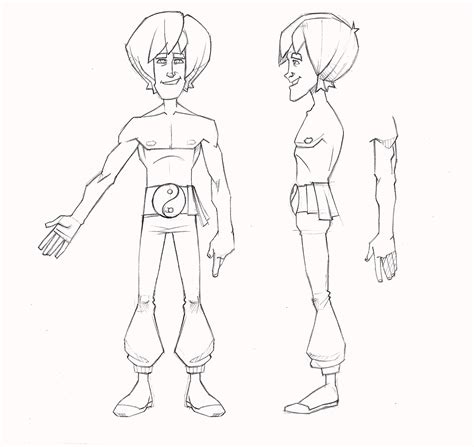 Character Concept Side View