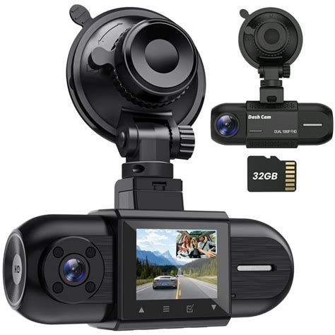 Nexpow Dash Cam Front And Inside 1080p Fhd Car Camera With Rear Ir