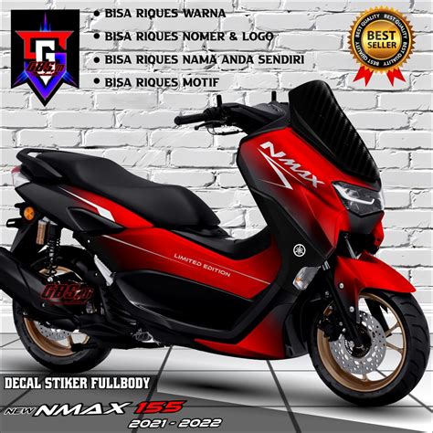 Jual Cod Decal Sticker Yamaha Nmax New Stiker