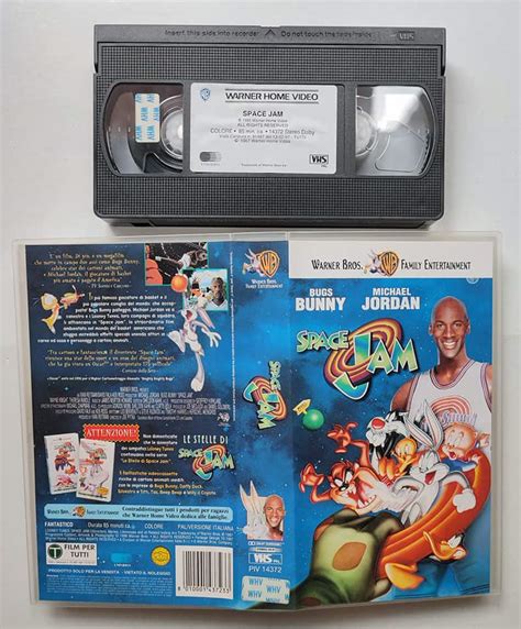 Space Jam Warner Bros Vhs 1997 Piv 14372 Michael Jordan Bugs Bunny Icollezionisti