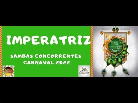 Imperatriz 2022 Samba Concorrente 14 Artur Cardoso E Cia