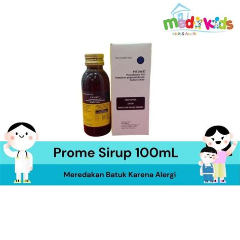 Jual Prome Sirup Syrup 100 Ml Obat Batuk Alergi Di Seller Apotik