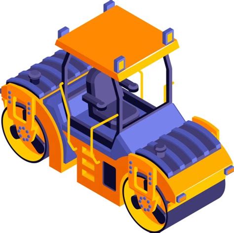 Isometric Asphalt Vector Images Over 2200