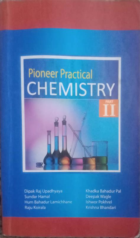 Pioneer Practical Chemistry Part II Sajha Kitab