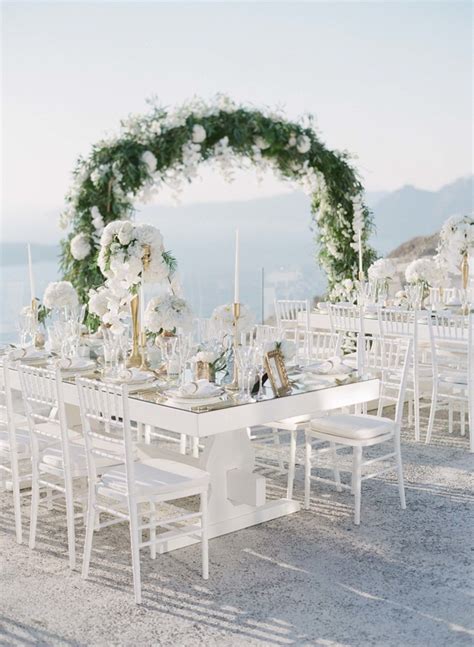 Boda En Santorini Con Vistas A La Caldera En Love Love By Chic Dec