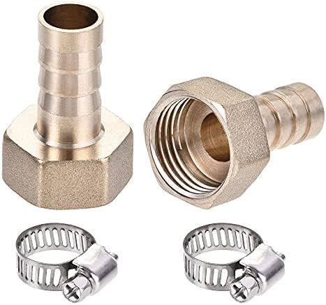 Sourcing Map Brass Barb Hose Fitting Connector Adapter Mm Barbed X G