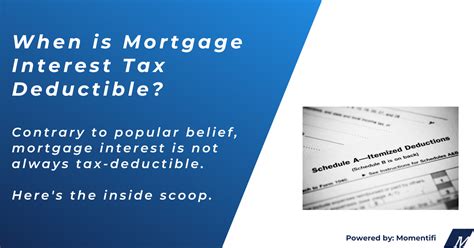 When Is Mortgage Interest Tax Deductible