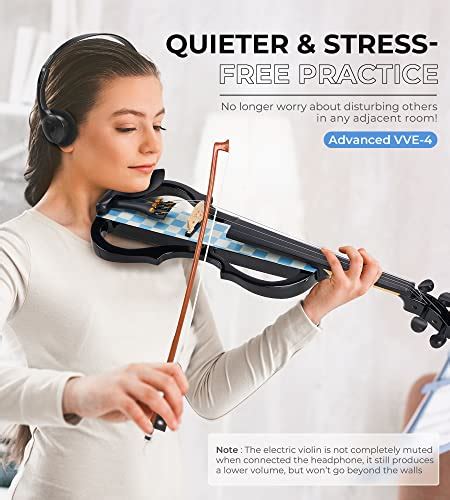 Vangoa Violon Lectrique Silencieux Pour D Butants Adultes Et