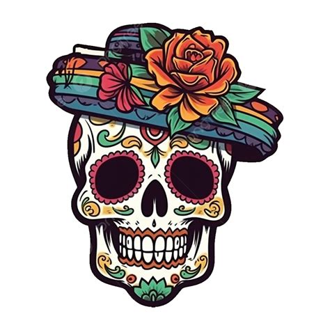 Calavera Vintage Mexicana D A De Muertos Png Dibujos Dia De Muertos