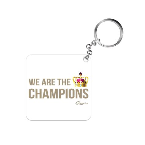 Queen Keychain We Are The Champions Key Chains Designer Key Chain