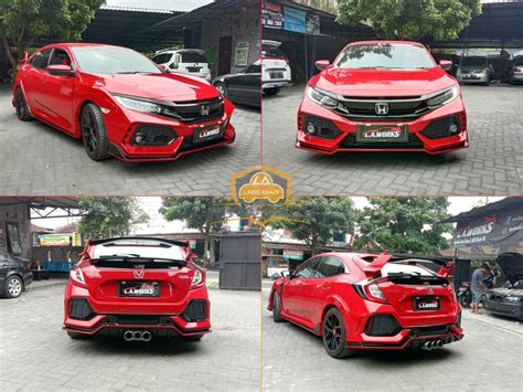 Modifikasi Civic Turbo Hatchback Dengan Bodykit Laris Abadi