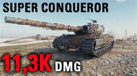 Super Conqueror K Damage Kills World Of Tanks Youtube