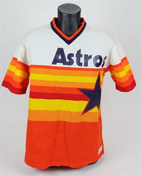 1980's Houston Astros Blank Rainbow Jersey