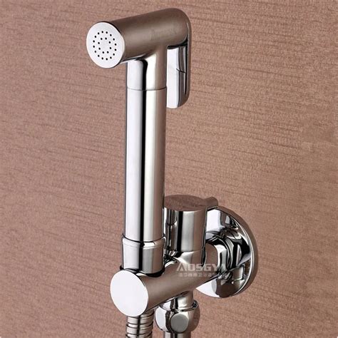 1 2 Brass Women Hand Held Bidet Shower Set Toilet Jet Cleaner Portable Bidet High Pressure