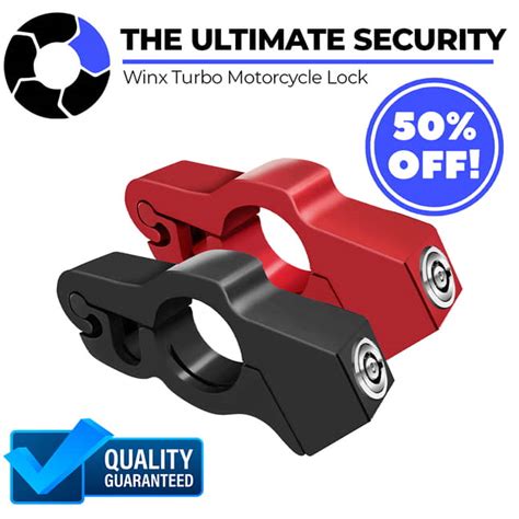 Winx Turbo Motorcycle Lock Best Motorcycle Handlebar Lock Winx