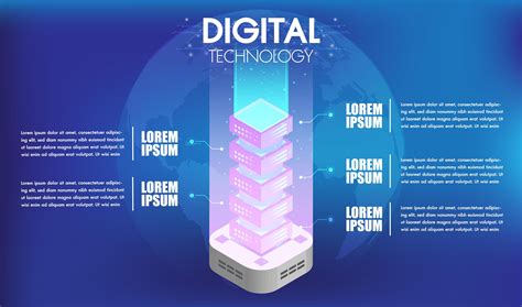 Concept Of Big Data Technology Processing With Options Vector