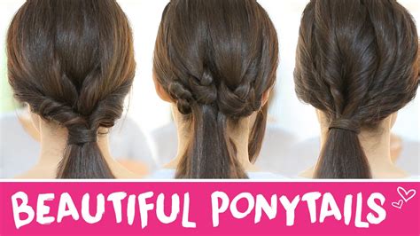 Top 132 Essy Ponitail Hair Style In Youtube Polarrunningexpeditions