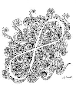 Doodle Infini Coloriage Original Style Zentangle