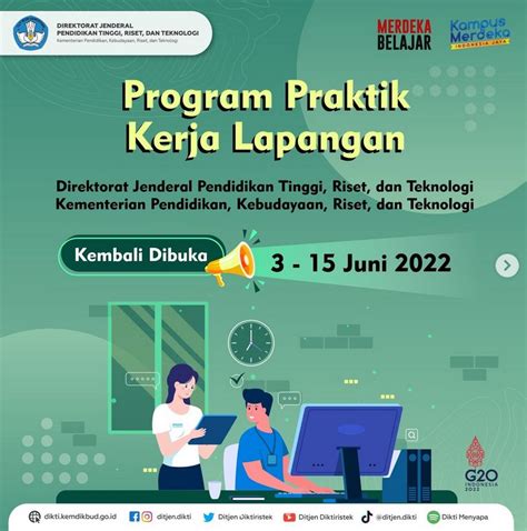 Ditjen Diktiristek Buka Program PKL Batch 10 Berikut Daftar Formasinya