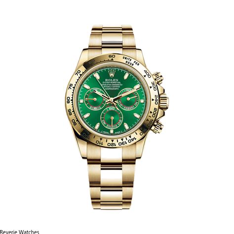 Rolex Daytona Cosmograph Gold Green Dial Replica Reverie Watches