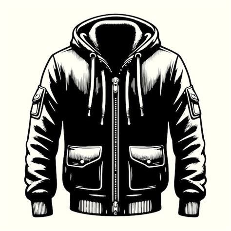 Jacket Silhouette Vector Illustration Premium Ai Generated Vector