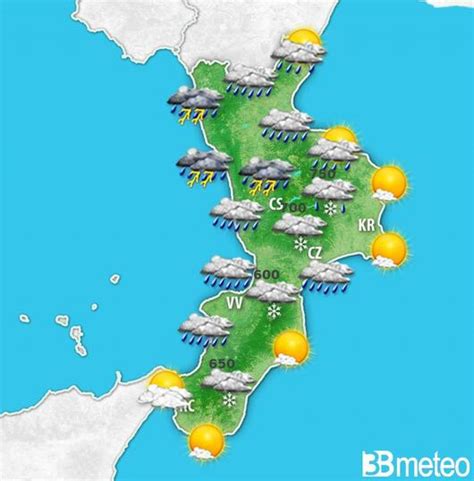 Avviso Meteo Calabria Weekend Di Maltempo Con Vento Forte Pioggia