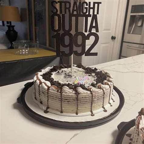 Straight Outta 1994 Cake Topper Birthday Caketopper 30th Birthday Party